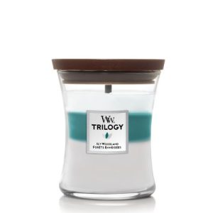 WoodWick Medium Candle Icy Woodland Trilogie