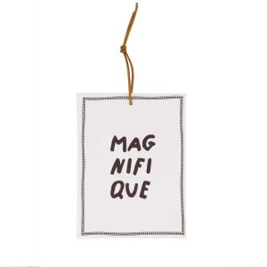 Zusss Duftsachets Magnifique weiß / anthrazitgrau