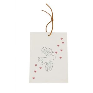 Zusss Duftsachet Vogel weiß/grau blau/rot