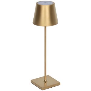 LED Akkuleuchte Indoor & Outdoor – Metallic Gold