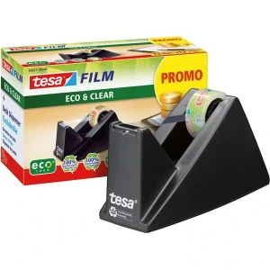 tesa Tischabroller schwarz, für Klebeband 19mm x 33m