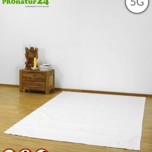 Abschirmende Bodenunterlage | Strahlenschutz gegen Funk bis über 99,99 % (41 dB) | Erdung NF möglich | Wirkungsvoll gegen 5G!