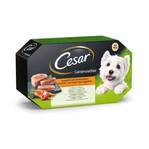 Cesar Gartenvielfalt Hunde Nassfutter, Multipack