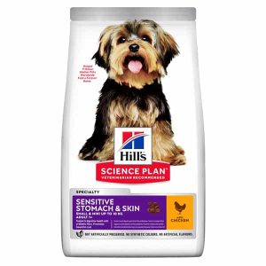 Hill’s Sensitive Skin and Stomach Mini Rassen bis 10 Kg