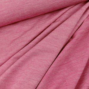 B-Ware: Bio Wollsweat Melange – himbeere