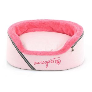 Hundebett und Katzenbett Love Rosa