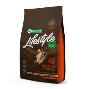 Nature‘s Protection Lifestyle Grain Free Small & Mini mit Lachs und Krillgarnele