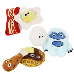 Katzenspielzeug-Set aus Plüsch