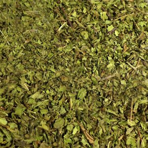 Nanaminze / Krauseminzblätter geschnitten