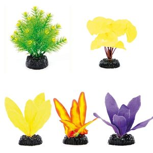 Künstliche Pflanzen auf Stein Aquariumpflanzen