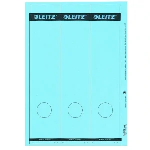 75 LEITZ 1687 Rückenschilder, selbstklebend, 61,5 x 285mm, versch. Farben