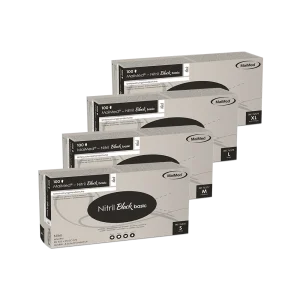 Nitrilhandschuhe Schwarz | MaiMed Nitril Black Basic 100 Handschuhe