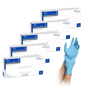 Nitrilhandschuhe blau | MaiMed Solution PF 200 Handschuhe