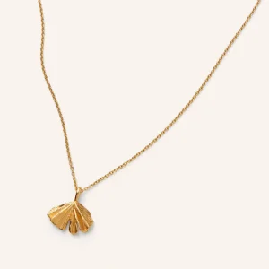 Pernille Corydon Halskette Autumn Leaf Golden