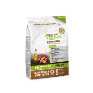 Natural Impuls hypoallergen Hundefutter Black Angus mit Süsskartoffeln