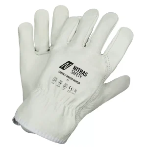 NITRAS DRIVER WINTER | Rindvolllederhandschuhe | grau | 1409W