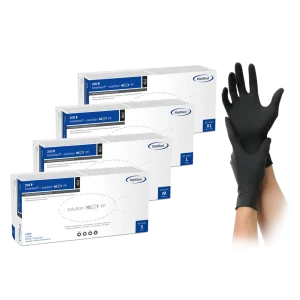 Nitrilhandschuhe Schwarz 200 | MaiMed Solution next PF Black