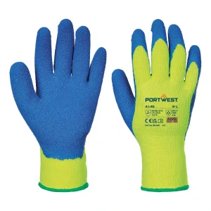 PORTWEST COLD GRIP Winterhandschuhe A145 | Gelb/Blau