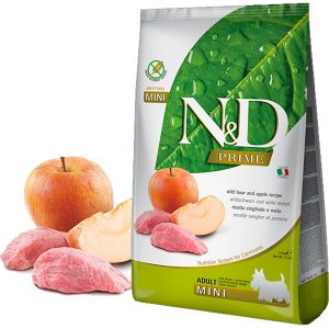 Kleine Hunde Trochenfutter Farmina Mini Wildschwein & Apfel