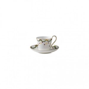 Star Fluted Kaffeetasse hoher Henkel 2-tlg. – Royal Copenhagen