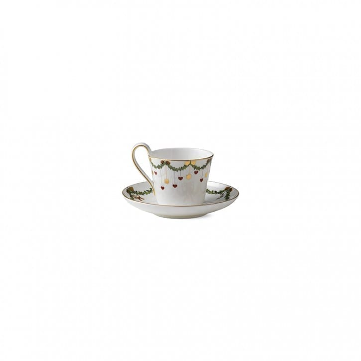 Star Fluted Kaffeetasse hoher Henkel 2-tlg. – Royal Copenhagen – Bild 2