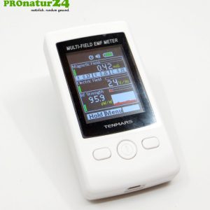 TENMARS TM-190 Multi-Field EMF Meter. Gerät für Einsteiger zur Erkennung elektrische Felder NF, Funkstrahlung HF und Magnetfelder.