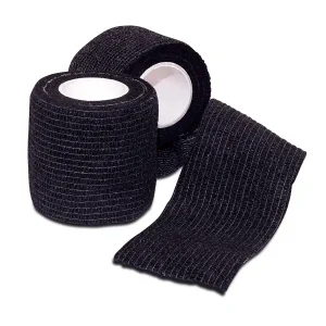 UNIGLOVES Griff Bandagen schwarz | 4,5m x 5cm | Baumwolle | 24 Rollen