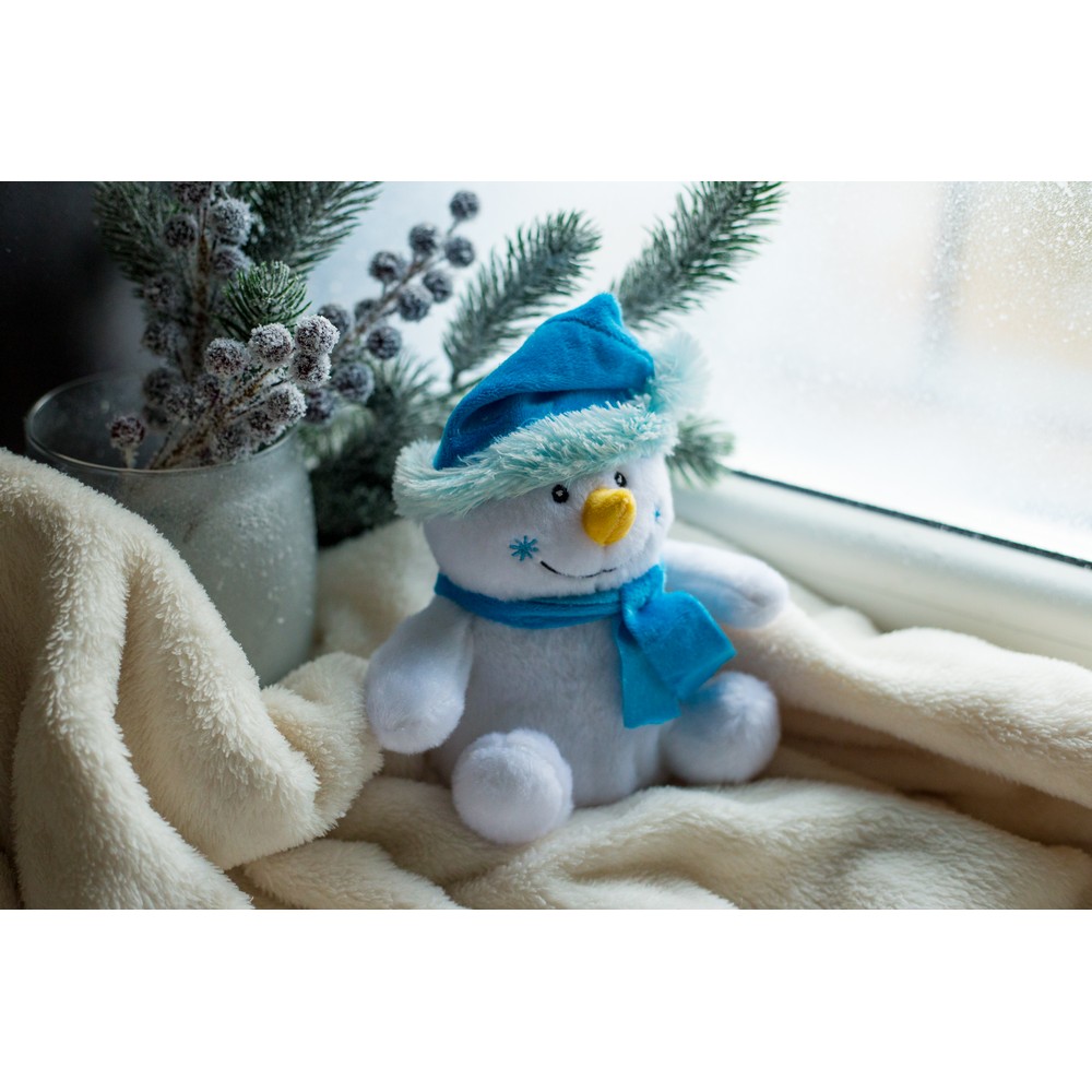 Schneemann mit Mütze und Schal für Ihr Marketing – Bild 3