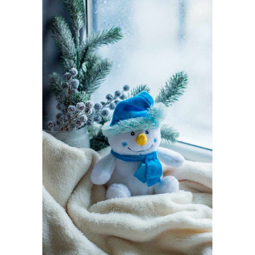 Schneemann mit Mütze und Schal für Ihr Marketing – Bild 4