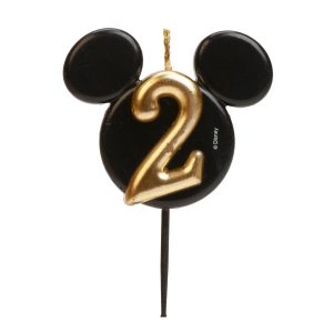 Zahlenkerze Micky Maus 2