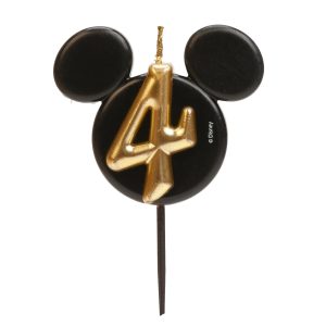 Zahlenkerze Micky Maus 4