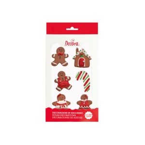 Zuckerdekor Lebkuchen, 6 Stück