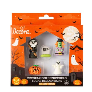 Zuckerdekor Halloweenfiguren 3D