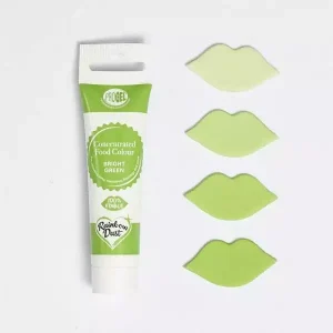 „Bright Green“ – Lebensmittelfarbe – Rainbow Dust